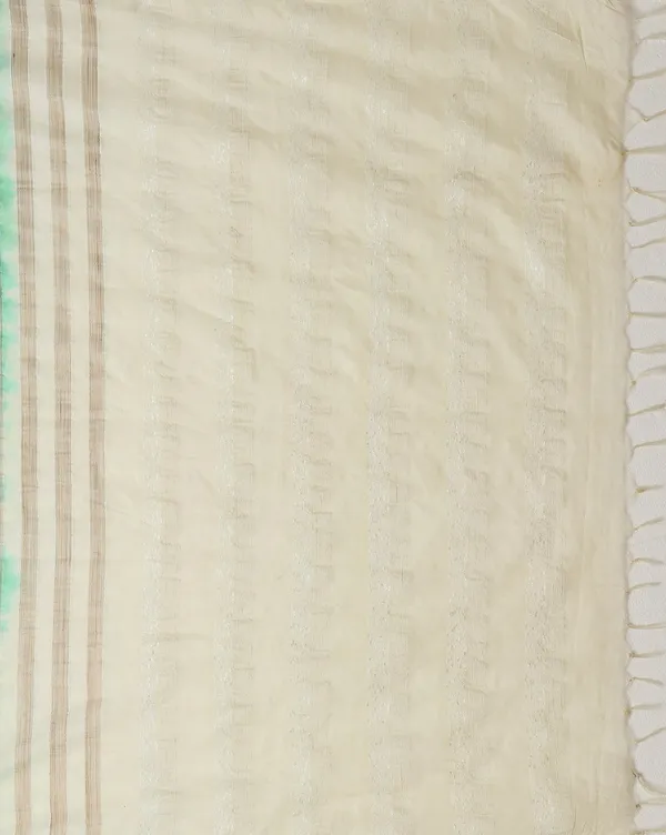 Kantha_Bloom_Kota_Silk_Dyed_Saree_Green