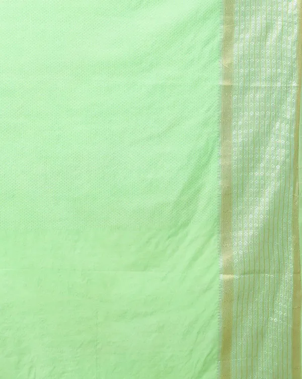 Banaras_Bloom_Kota_Silk_Banarasi_Border_Saree_Green
