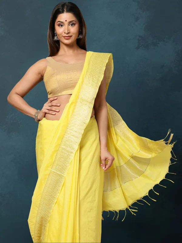 Regal_Edge_Kota_Banarasi_Silk_Saree_Yellow