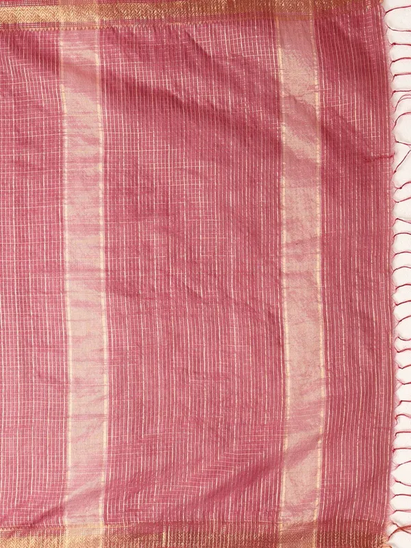 Ishvani_Handdyed_Kota_Silk_Checks_Saree_Red
