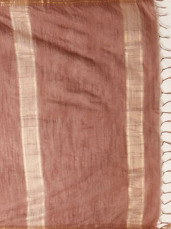 Ishvani_Handdyed_Kota_Silk_Saree_Warm_Brown