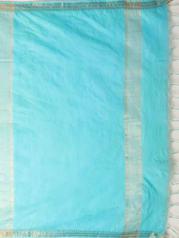 Ruvira_Handdyed_Kota_Banarasi_Silk_Saree_Blue