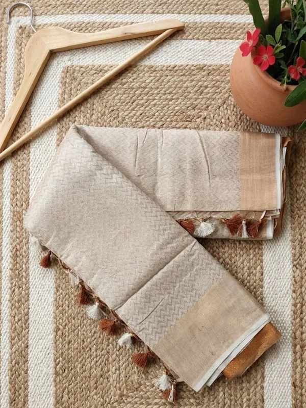 Ruvira_Handdyed_Kota_Banarasi_Silk_Saree_Beige