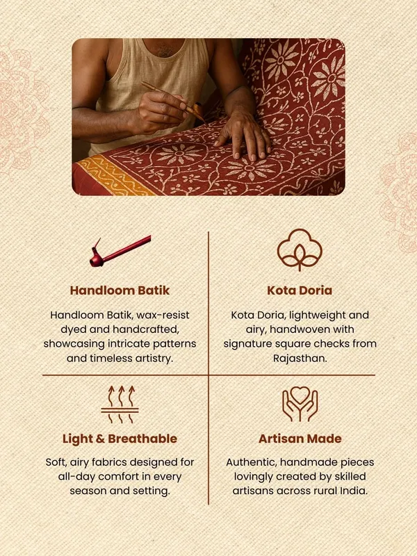 Batik_Breeze_Kota_Doria_Pure_Cotton_Saree_Lavendar