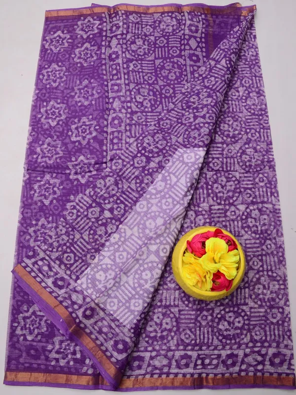 Batik_Breeze_Lavendar_Pure_Cotton_Kota_Doria_Saree