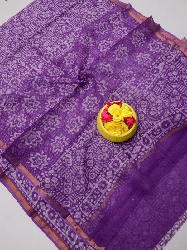 Batik_Breeze_Lavendar_Pure_Cotton_Kota_Doria_Saree