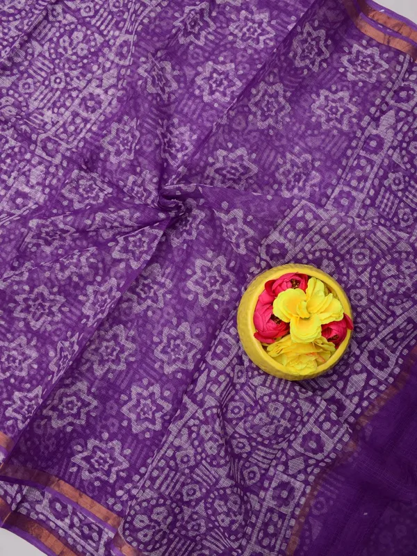 Batik_Breeze_Lavendar_Pure_Cotton_Kota_Doria_Saree