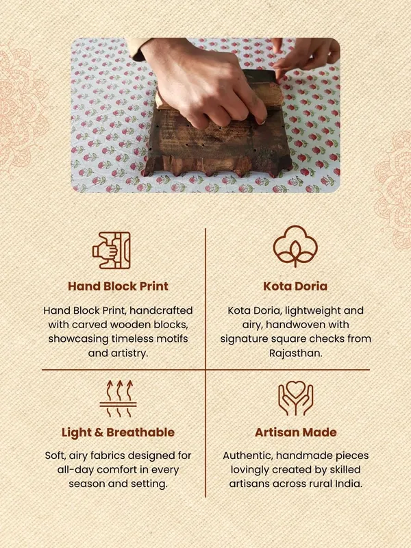 Varnika_Kota_Doria_Blockprint_Saree_Lavendar