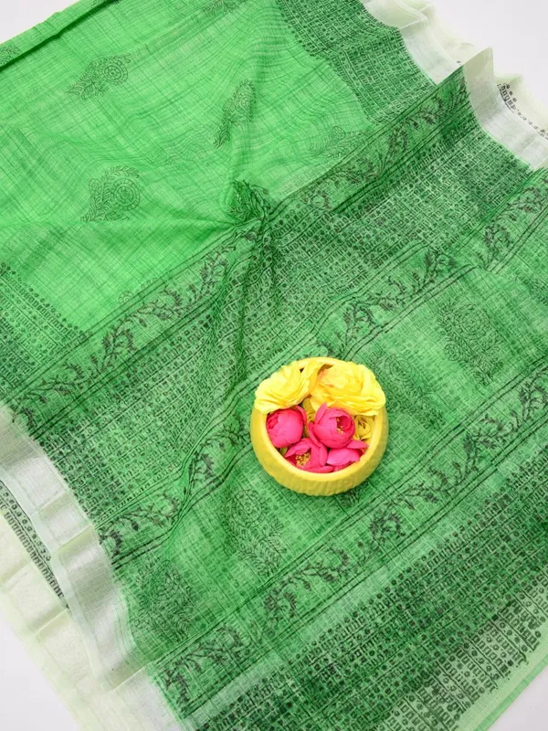 Varnika_Green_Blockprint_Kota_Doria_Saree