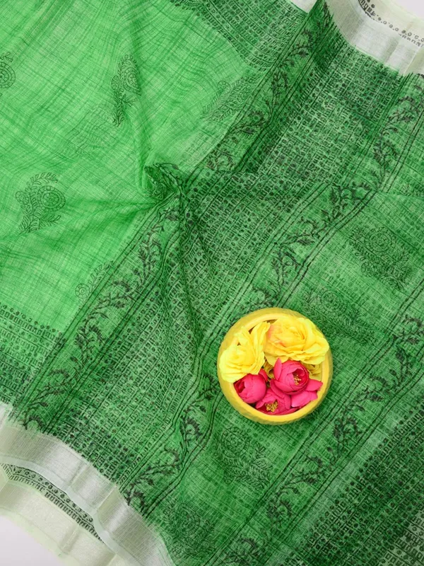 Varnika_Green_Blockprint_Kota_Doria_Saree