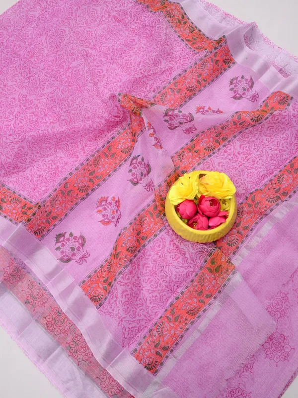 Varnika_Pink_Block_Print_Kota_Doria_Saree
