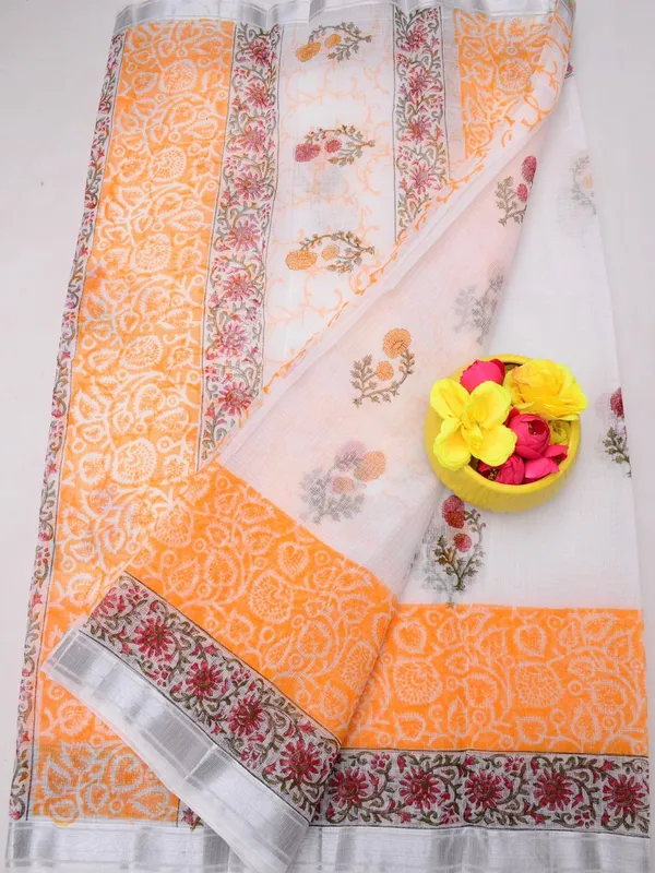 Varnika_Kota_Doria_Blockprint_White_Saree