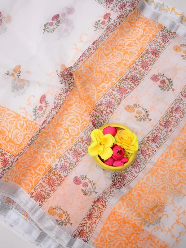 Varnika_Kota_Doria_Blockprint_White_Saree