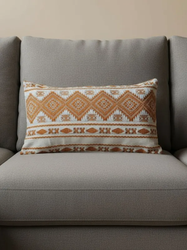 Khamma_Ghani_Jaquard_Beige_Pillow_Cover_(Set_of_2)