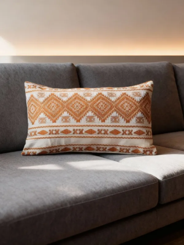 Khamma_Ghani_Jaquard_Beige_Pillow_Cover_(Set_of_2)