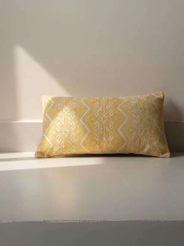 Khamma_Ghani_Jaquard_Yellow_Pillow_Cover_(Set_of_2)
