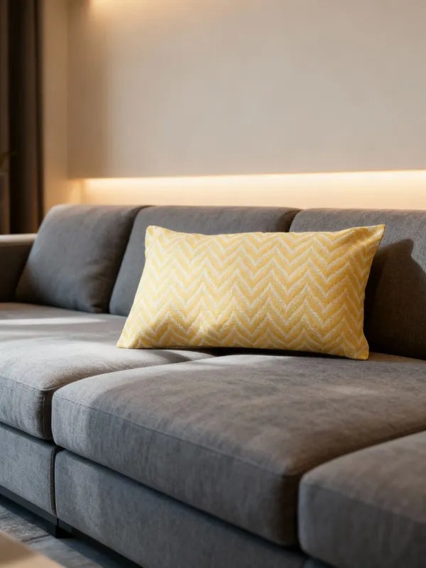 Khamma_Ghani_Jaquard_Warm_Yellow_Pillow_Cover_(Set_of_2)