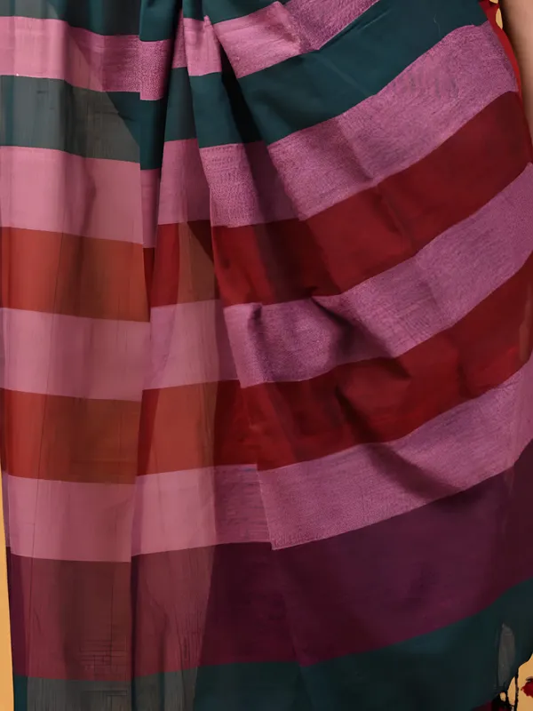 Earthloom_Handdyed_Khadi_Cotton_Saree_Radiant