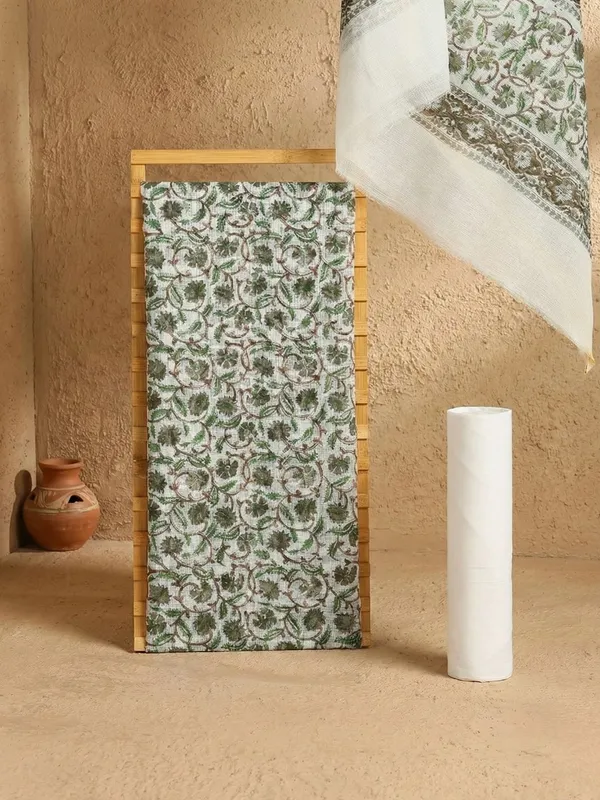 Avi_Roop_Pure_Kota_Doria_Blockprint_Suit_Green