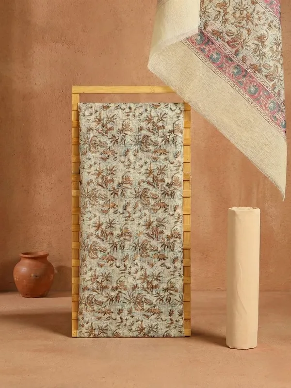 Avi_Roop_Blockprint_Pure_Kota_Doria_Suit_Earth_Brown