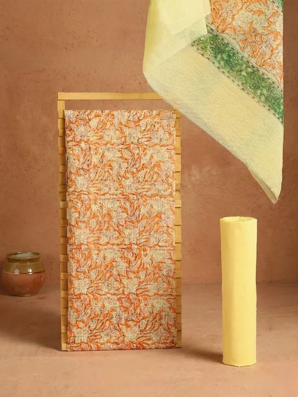 Avi_Roop_Blockprint_Pure_Kota_Doria_Suit_Light_Yellow