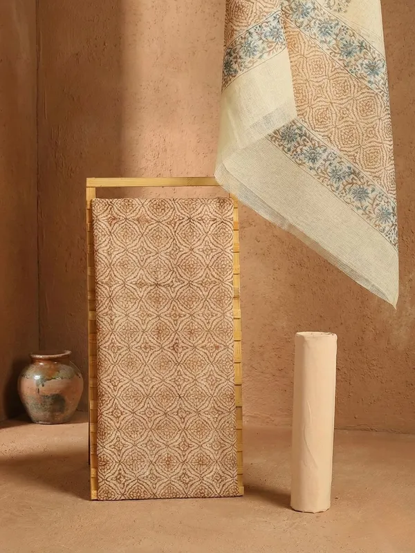 Avi_Roop_Blockprint_Pure_Kota_Doria_Suit_Mustard