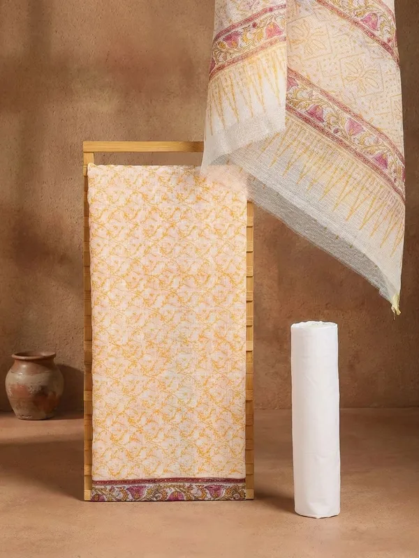 Avi_Roop_Blockprint_Pure_Kota_Doria_Suit_Vibrant_Yellow