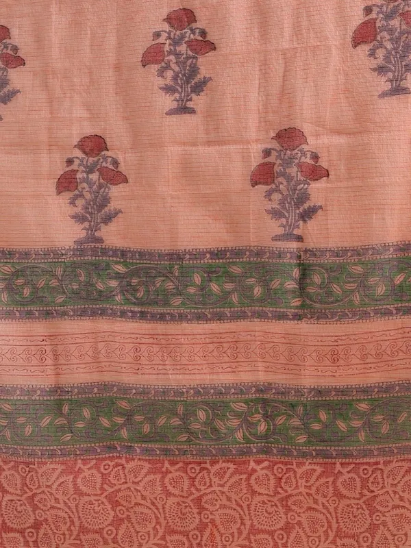 Avi_Roop_Blockprint_Pure_Kota_Doria_Suit_Coral_Red