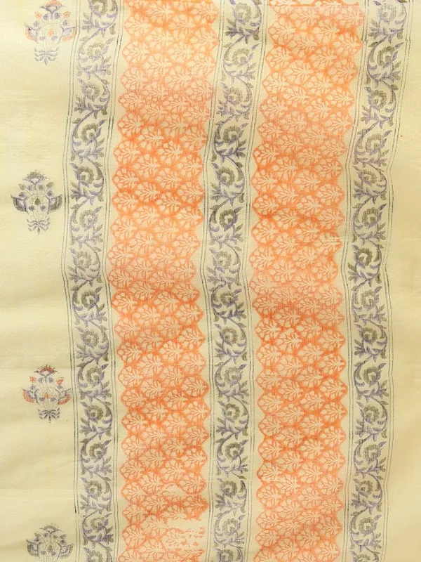 Avi_Roop_Blockprint_Pure_Kota_Doria_Suit_Warm_Orange