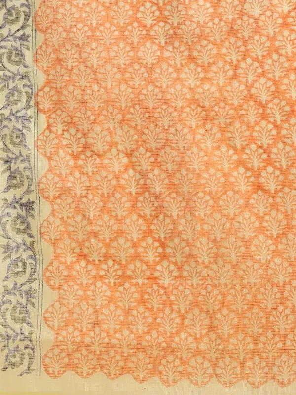 Avi_Roop_Blockprint_Pure_Kota_Doria_Suit_Warm_Orange