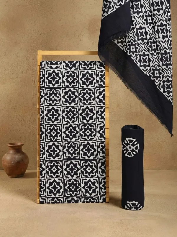 Aavya_Pure_Mul_Cotton_Wax_Batik_Suit_Dark_Blue
