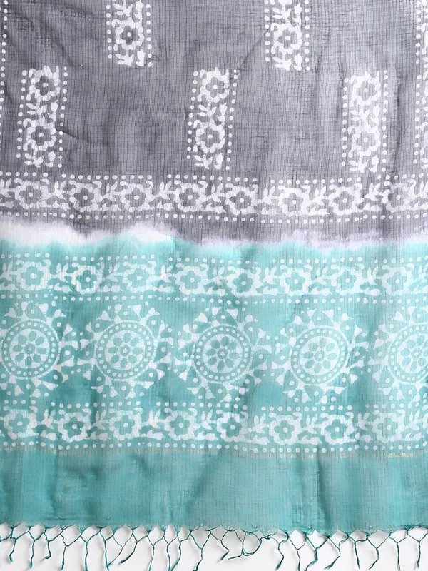 Rooh_Rang_Kota_Doria_Wax_Batik_Suit_Ocean_Green