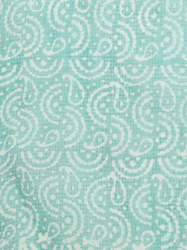 Rooh_Rang_Kota_Doria_Wax_Batik_Suit_Pine_Green