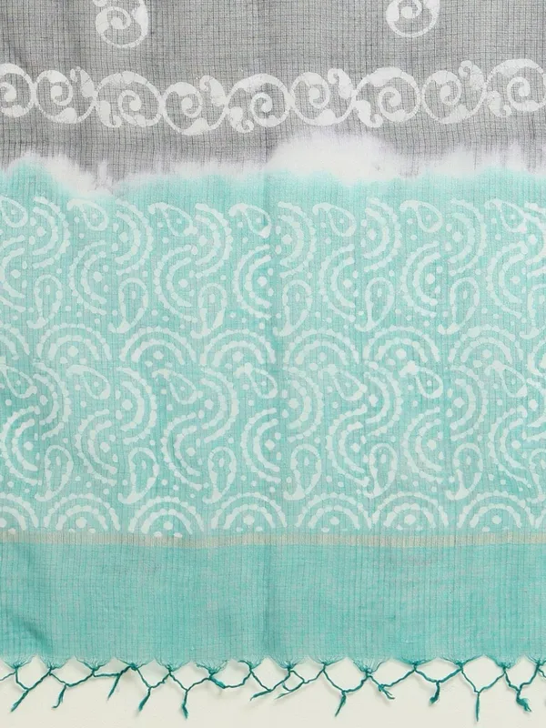 Rooh_Rang_Kota_Doria_Wax_Batik_Suit_Pine_Green
