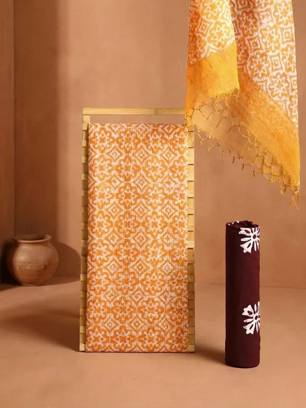 Rooh_Rang_Kota_Doria_Wax_Batik_Suit_Bright_Yellow