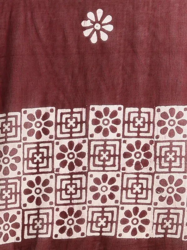 Aavya_Pure_Mul_Cotton_Wax_Batik_Suit_Cocoa_Brown