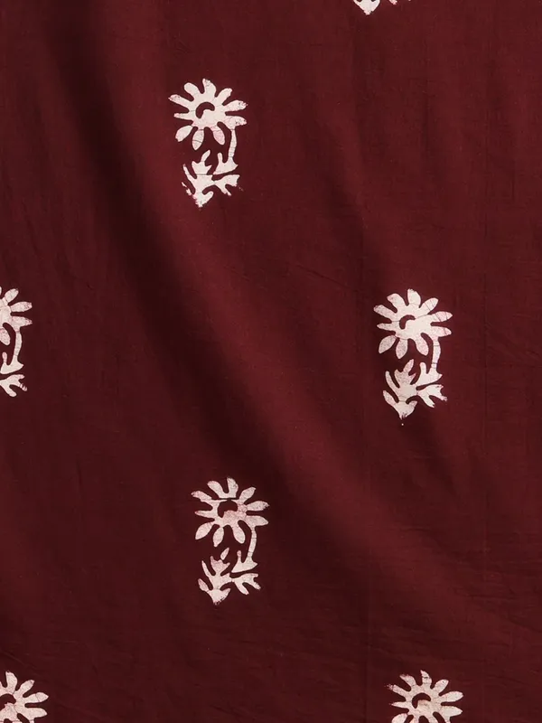 Rooh_Rang_Kota_Doria_Wax_Batik_Suit_Deep_Brown