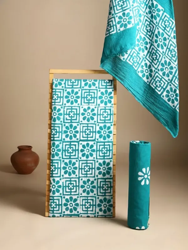 Aavya_Pure_Mul_Cotton_Wax_Batik_Suit_Aqua_Blue