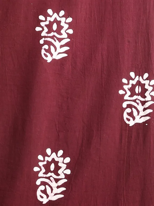 Rooh_Rang_Kota_Doria_Wax_Batik_Suit_Choco_Brown
