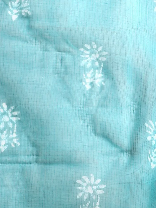 Rooh_Rang_Kota_Doria_Wax_Batik_Suit_Ocean_Blue