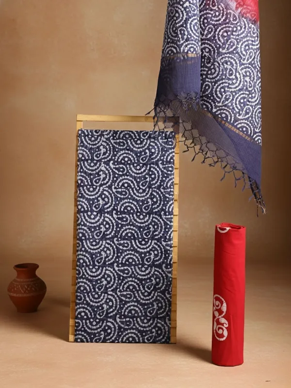 Rooh_Rang_Kota_Doria_Wax_Batik_Suit_Indigo_Blue