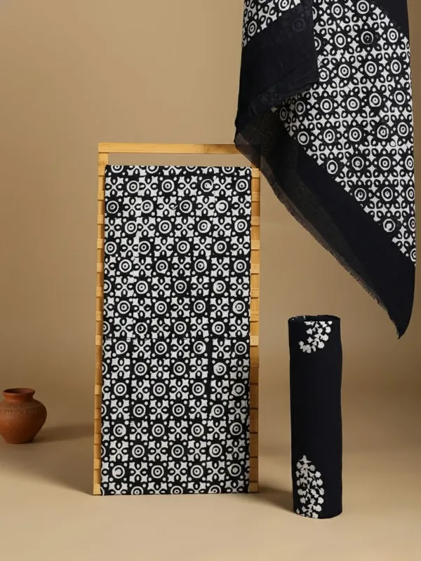Aavya_Pure_Mul_Cotton_Wax_Batik_Suit_Night_Blue