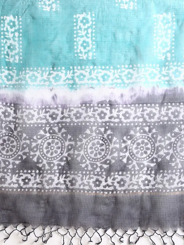 Rooh_Rang_Kota_Doria_Wax_Batik_Suit_Deep_Blue