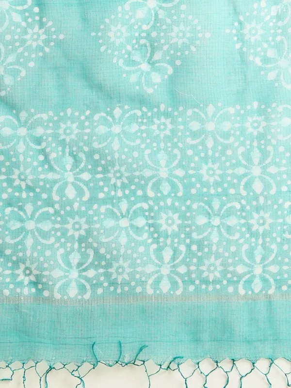 Rooh_Rang_Kota_Doria_Sea_Green_Wax_Batik_Suit