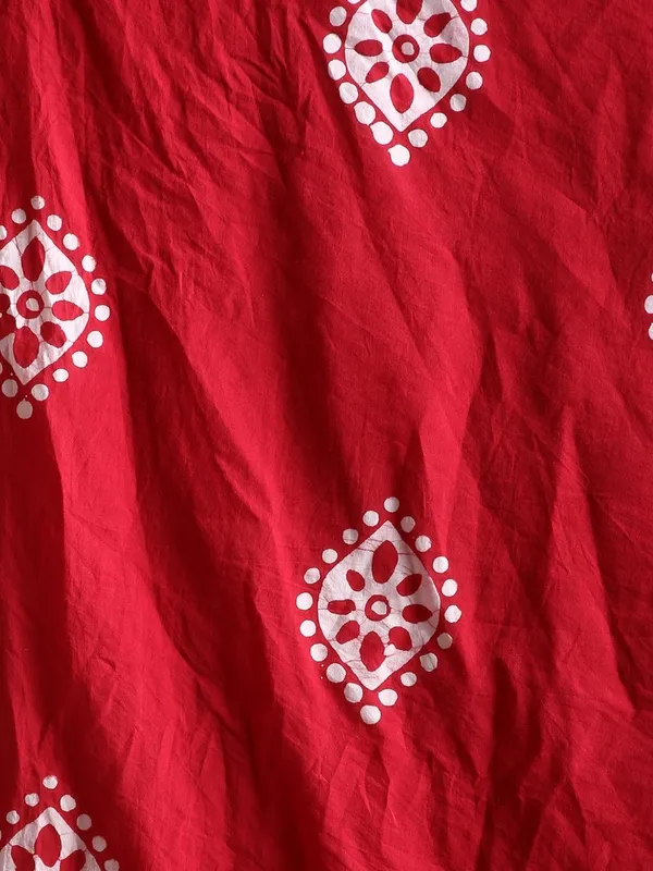 Rooh_Rang_Kota_Doria_Wax_Batik_Suit_Dark_Red