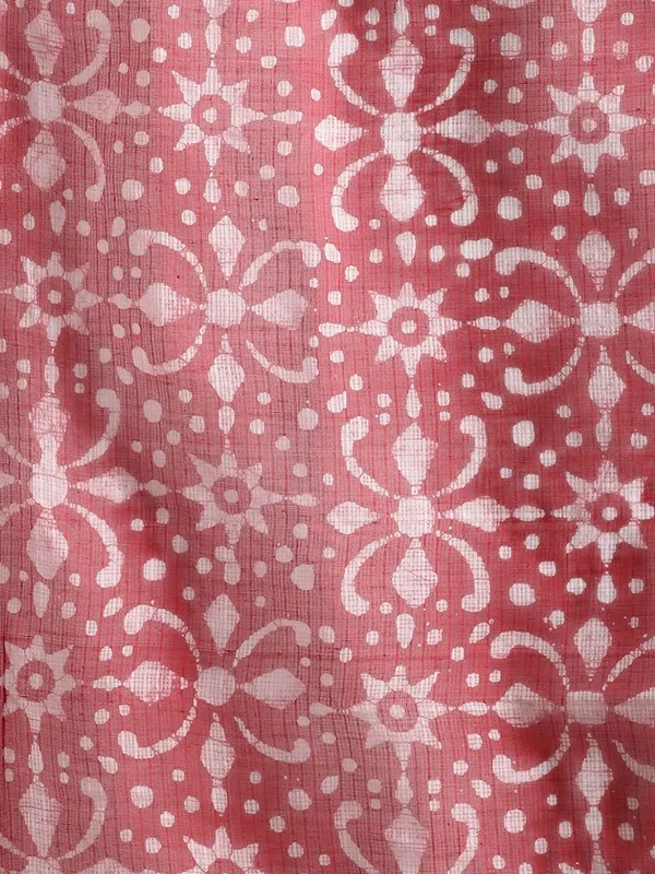 Rooh_Rang_Kota_Doria_Wax_Batik_Suit_Dark_Red