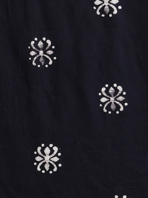 Rooh_Rang_Kota_Doria_Wax_Batik_Suit_Dark_Black