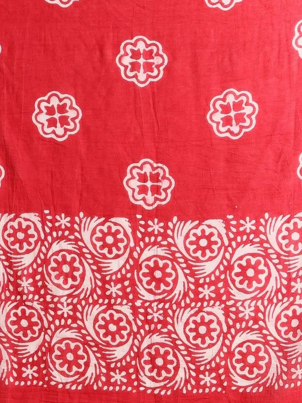Aavya_Pure_Mul_Cotton_Wax_Batik_Suit_Carmine_Red