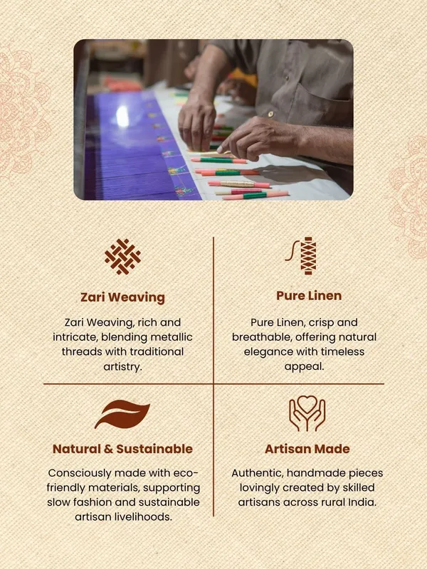 Noor-e-Linen_Off_White_Zari_Weaving_Saree
