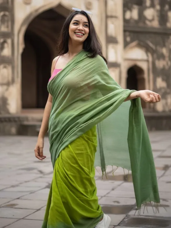 Nirmal_Pure_Khadi_Cotton_Vinrant_Handloom_Saree